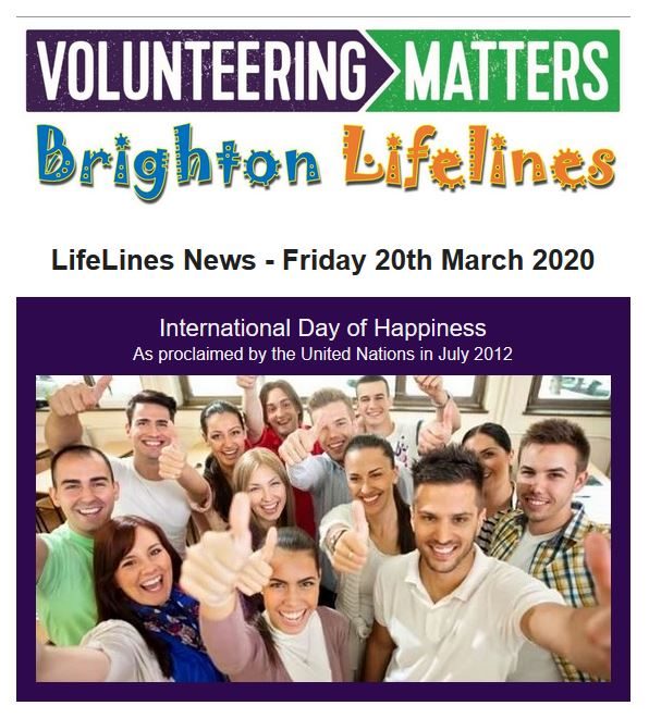 Lifelines News - Friday 20th March 2020